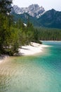 Lake BraiesÃ¢â¬â¢ beach Royalty Free Stock Photo